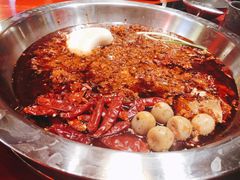 谭血鸭红锅底-谭鸭血老火锅(漳州路店)