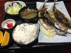 炙秋刀鱼定食-石屋料理(南京西路店)