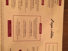 菜单-Burger & Lobster(Dean Street)