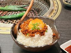 辣生鸡蛋拌饭-AJIYA·池袋日式烧肉自助(天津万象城店)