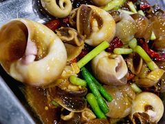 辣爆香螺-胶东海鲜大排档(北太平庄店)