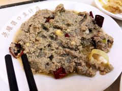 炒麻豆腐-老磁器口豆汁店(天坛店)