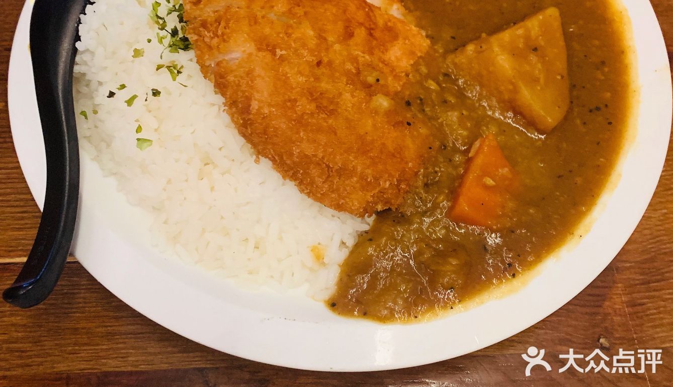 咖喱猪排饭套餐 豚骨拉面 「炭烤鲽鱼」偏甜口