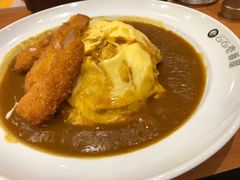 炸虾排咖喱蛋包饭-CoCo壱番屋(久光百货店)