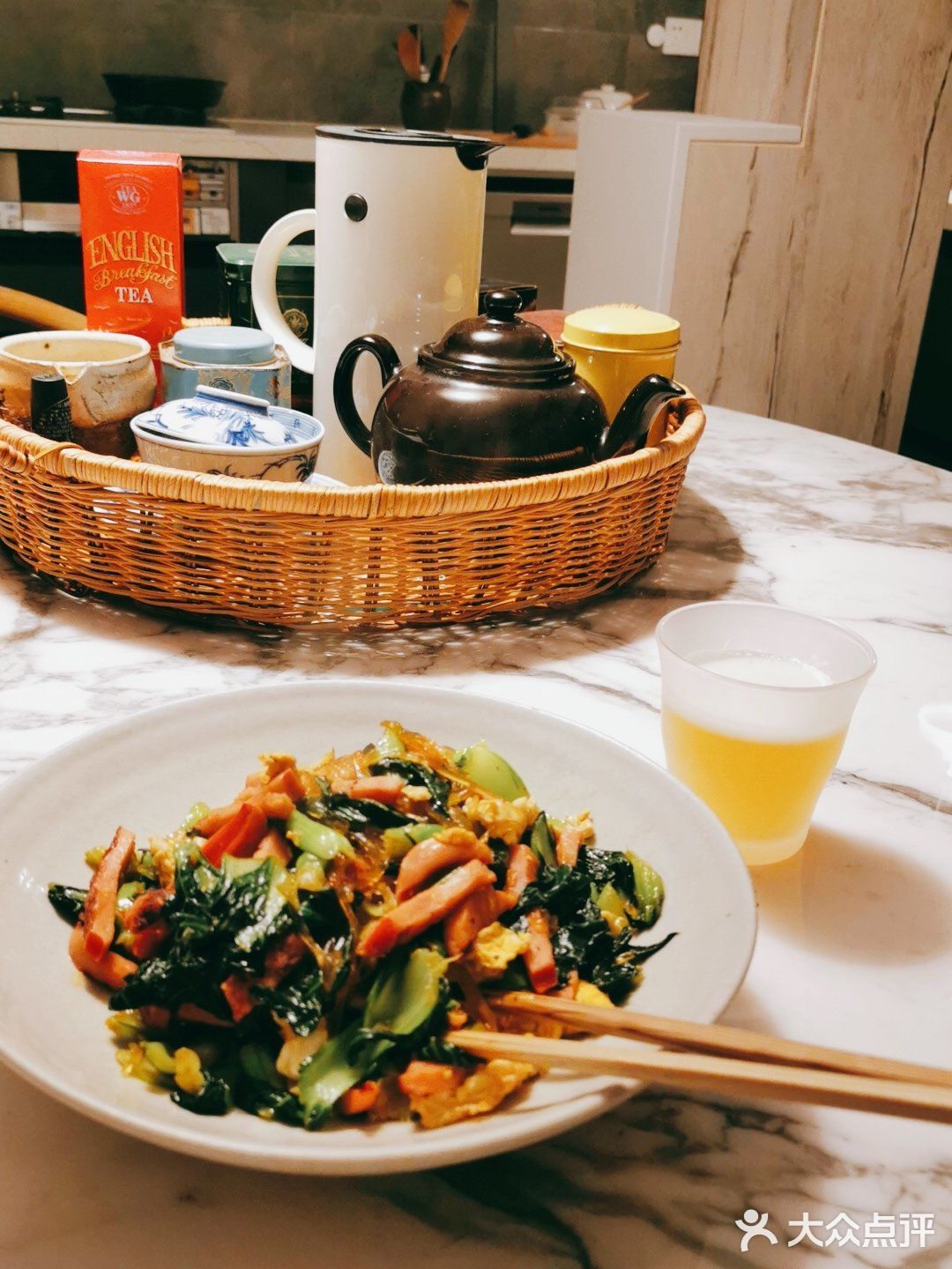 家常版的青菜炒粉丝！