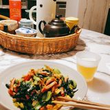 家常版的青菜炒粉丝！
