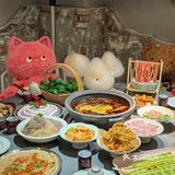 成都的火锅店都这么可爱了吗？棉花糖小狗奶茶额！