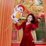 深圳麦当劳发财树下来一个新年新愿望吧！