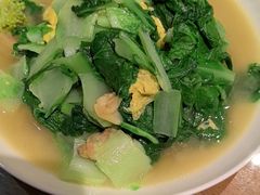 蛤蜊山鸡蛋烩青菜-泉畔人家·老济南经典鲁菜(大明湖店)