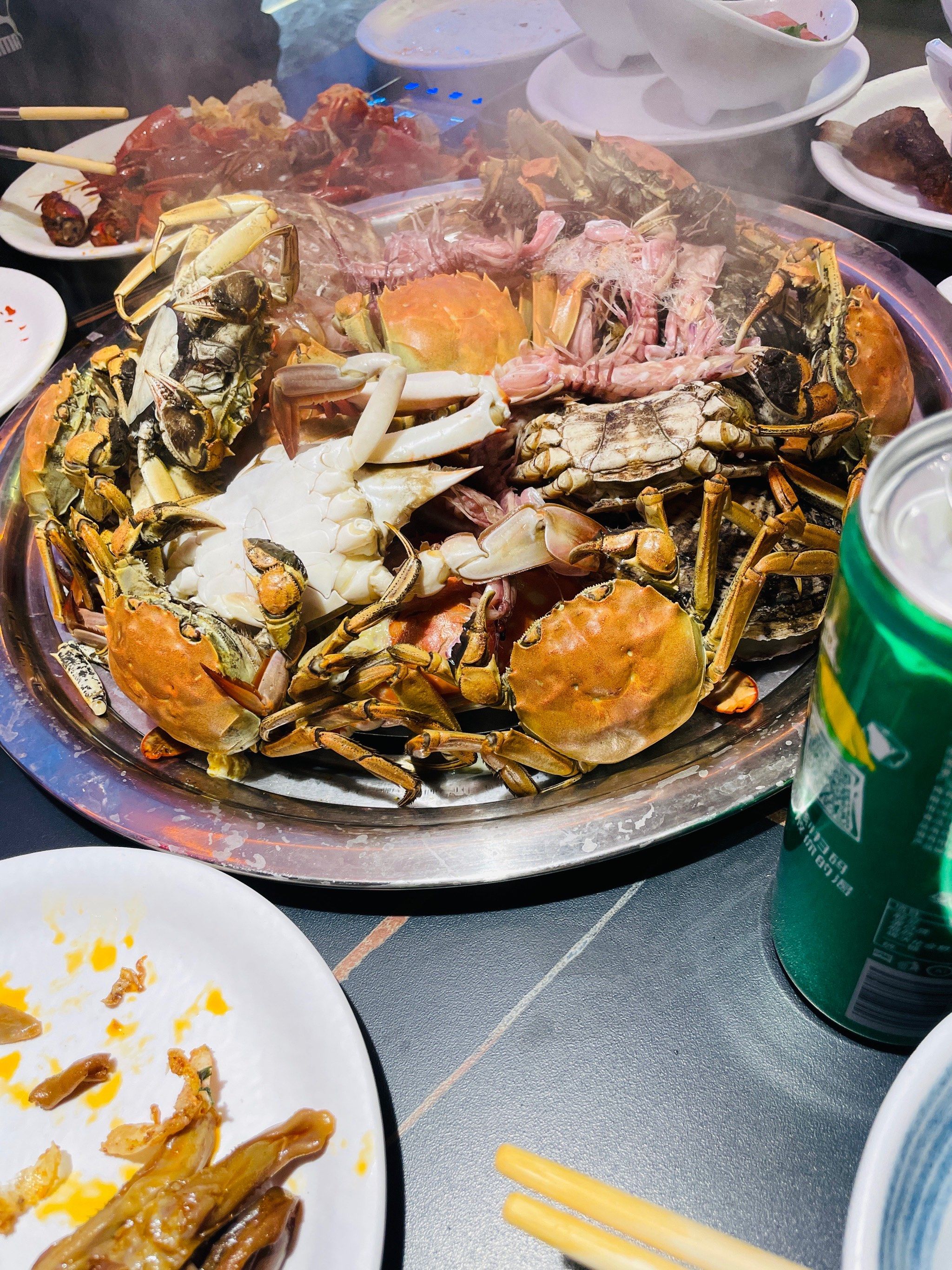 第二次打卡点海鲜自助,地点在沈北正亮唐人街,因为在这边住所以比较