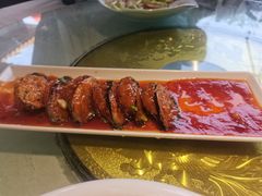 鲜虾酿茄盒-大眼锅贴饺子(河西店)
