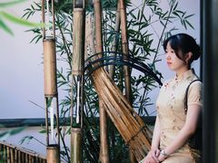 -暮晚尘香汉服旗袍