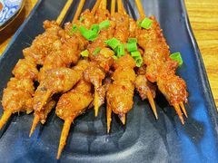炭烤黄牛肉-嘎嘎鸭脑壳(金琴店)