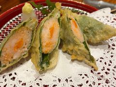 紫苏叶海胆虾滑天妇罗-鸟鹏烧鸟居酒屋(仁恒梦中心店)