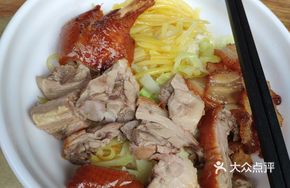Double-Flavor Roast Duck and Barbecue Pork Rice