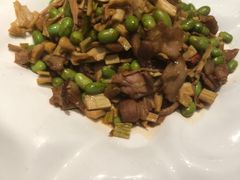 尖椒毛豆炒笋干-闲湖城·黄龙饭店