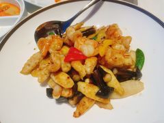 豆豉香茅煎炒虾球-名人坊·新派粤菜(河西奥体博览中心金鹰世界店)