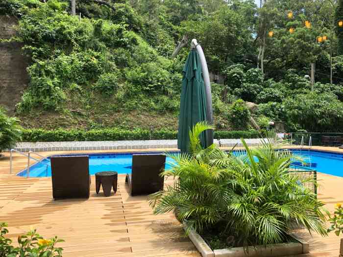 竹湾泳池-"海边的餐厅餐厅就在泳池旁边,坐车在竹湾."-大众点评移动版