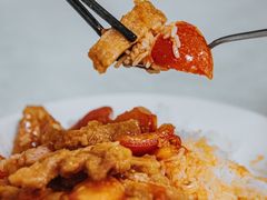 番茄猪扒饭-好好滋味茶餐厅