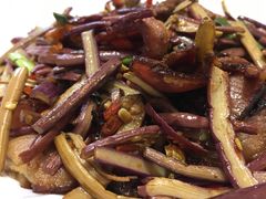 野蕨菜炒腊肉-伙工殿餐厅(吉大店)