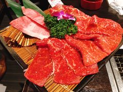 松阪牛特等五種肉拼盤-俺的焼肉(銀座9丁目店)