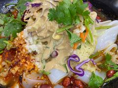 传统麻酱凉皮-西北杂粮筐凉皮大王(环球中心店)
