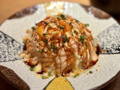 火焰三文鱼熔岩饭-水之惠鲜鱼料理(王府大街店)