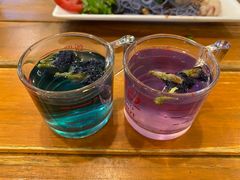 -蝶豆花蓝面条