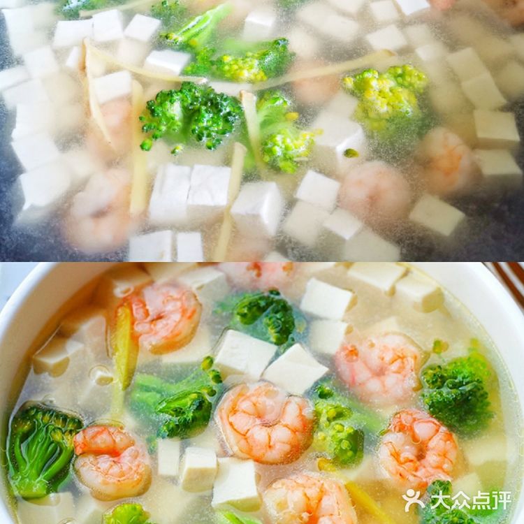 虾仁豆腐汤