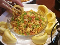 -东来菜馆•手抓海鲜家常菜•海鲜锅贴(鸽子窝店)