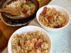 招牌腊味煲仔饭-烹然四季椰子鸡火锅(团结湖总店)