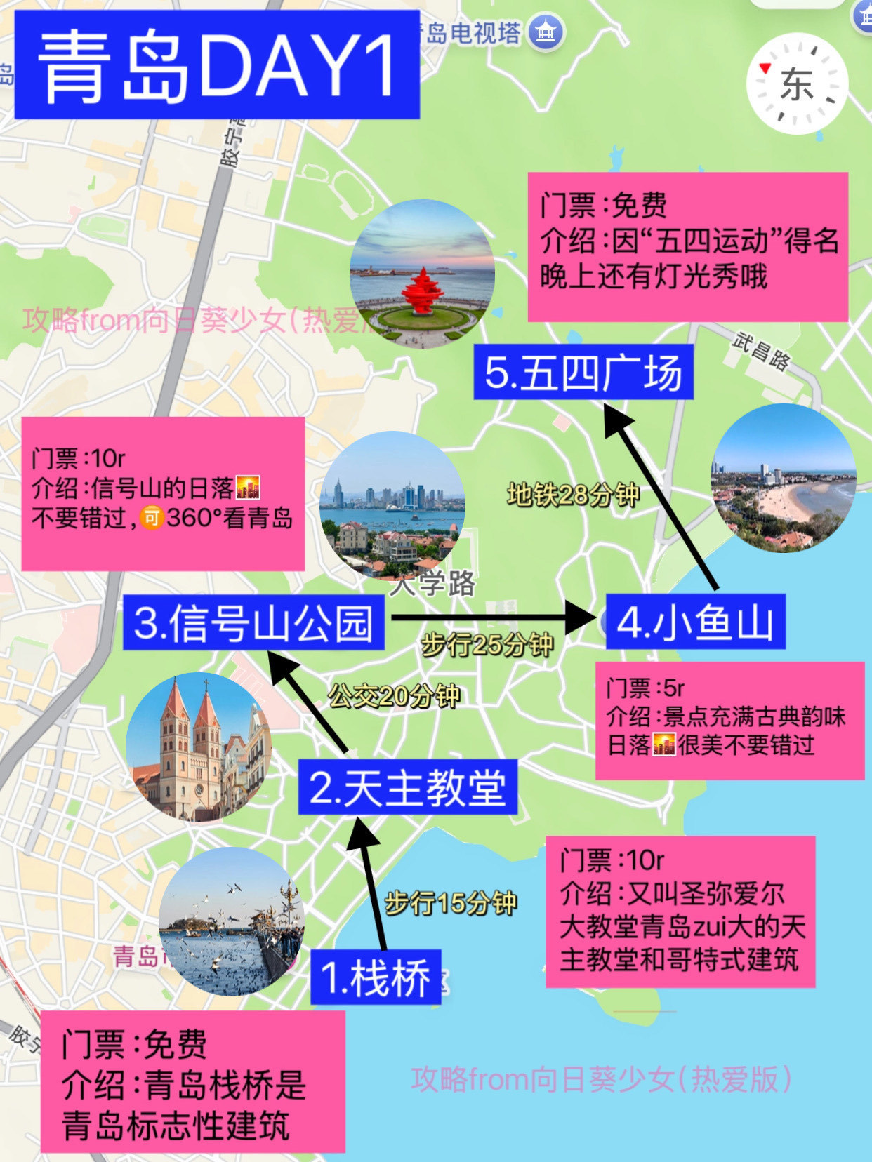青岛必玩景点排行地图最新：不容错过的旅游胜地