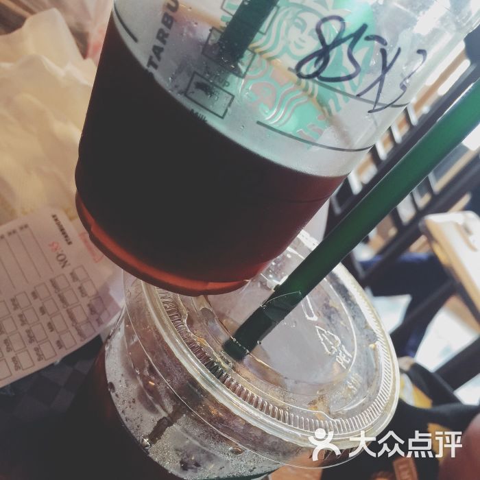 大杯冰美式咖啡