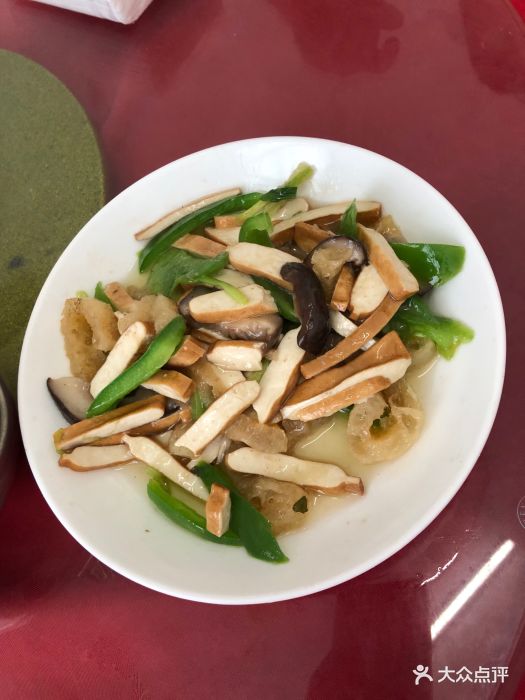 老张桥羊肉黄家饭店炒三素图片 - 第9张