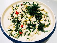 沙葱拌豆腐-宁夏国强手抓羊肉·清真菜(未央路凤三店)