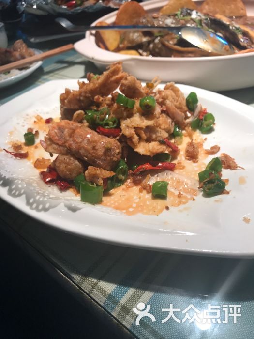 丽园海鲜家常菜-椒盐皮皮虾图片-包头美食-大众点评网