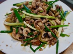 姜葱鱿鱼-海上驿站渔家菜馆