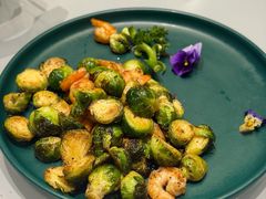 甘蓝虾仁-甜阿姨·天台花园私房菜(万松园店)