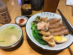 鹅肉拼猪大肠饭-狮头牌卤味研究所·卤味饭(花城汇南区店)