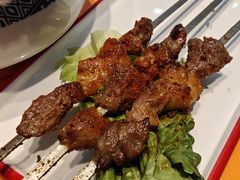 钢签羊肉串-伊麦佳兰州牛肉面清真美食店