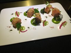 挪威三文鱼配法葱酱汁-AZUL by FUEL蓝色·法式酒馆(琶醍店)