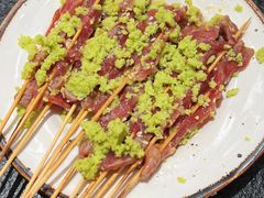 山葵湿辣牛肉-何妹湿辣牛肉·粤式烧烤砂煲(桂雅路店)