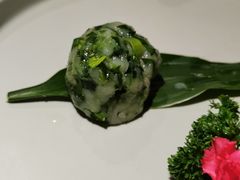 菠菜味手工虾丸-煲宫猪肚鸡(晶品店)