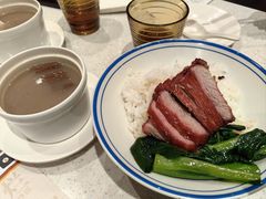 蜜汁叉烧饭-香港新发烧腊茶餐厅(书城店)