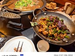 好运混椒牛蛙锅-探鱼·鲜青椒爽麻烤鱼(增城东汇城店)