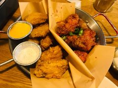 炸鸡翅一半一半-富乐满韩国正宗炸鸡韩国料理(虹泉路店)