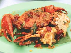 咸蛋黄炒螃蟹-明记烧鱼美味店