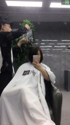 -INS羽毛接发·巴黎画染