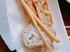 餐前面包。-安妮意大利餐厅(丽都店)
