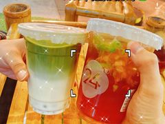 五指毛桃抹茶拿铁-炖物24章·顺时轻养茶(杭州大厦店)